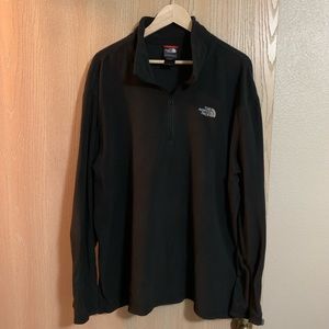 Black North Face Quarter Zip Pullover